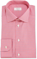 Thumbnail for your product : Eton Micro-Houndstooth Twill Dress Shirt, Red/Blue