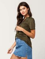 Thumbnail for your product : Others Follow Suede Lace Up Womens Top