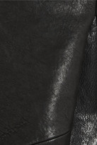 Thumbnail for your product : Haider Ackermann Textured-leather origami skirt