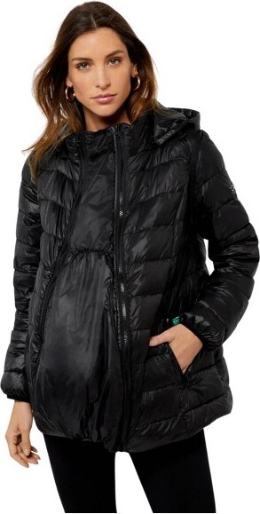 Modern Eternity ModernEternityLola5in1DownMaternityJacketBlackSmall