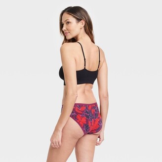 Women's Cotton String Bikini Underwear - Auden™ Black XS