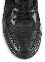 Thumbnail for your product : Ash As-Blind Leather Wedge Sneakers