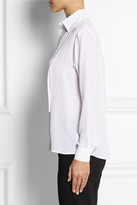 Thumbnail for your product : Frame Denim 31529 Frame Denim Le Tux silk crepe de chine shirt