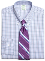 Thumbnail for your product : Brooks Brothers Non-Iron Milano Fit Split Overcheck Dress Shirt