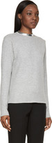 Thumbnail for your product : Paco Rabanne Grey Metallic Collar Pullover