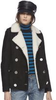 Thumbnail for your product : Gucci Curly Shearling Double-Breasted Caban Jacket