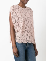 Thumbnail for your product : Valentino heavy lace blouse