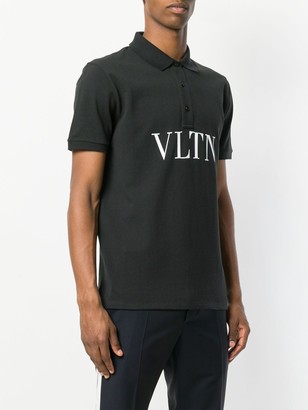 Valentino print polo shirt