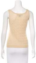 Thumbnail for your product : Ralph Lauren Black Label Cable Knit Sleeveless Top
