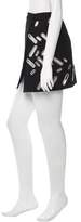 Thumbnail for your product : Anthony Vaccarello Embellished Suede Skirt w/ Tags