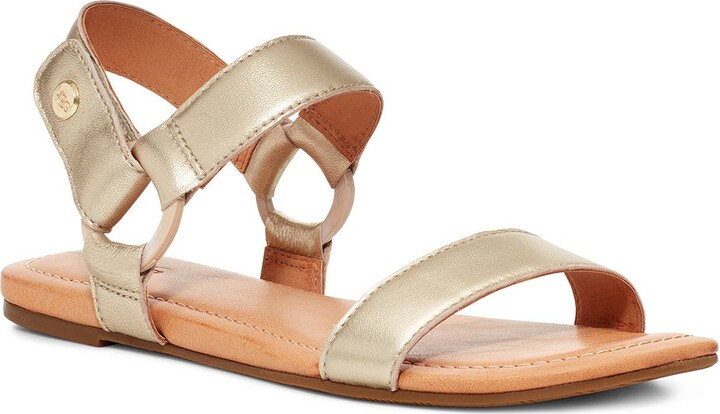 ugg gold sandals