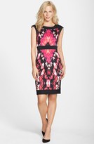 Thumbnail for your product : Maggy London Print Ponte Sheath Dress