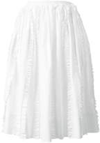 Thumbnail for your product : Rochas frill trim midi skirt