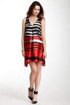 Thumbnail for your product : Muse Inverted Pleat Striped Dress