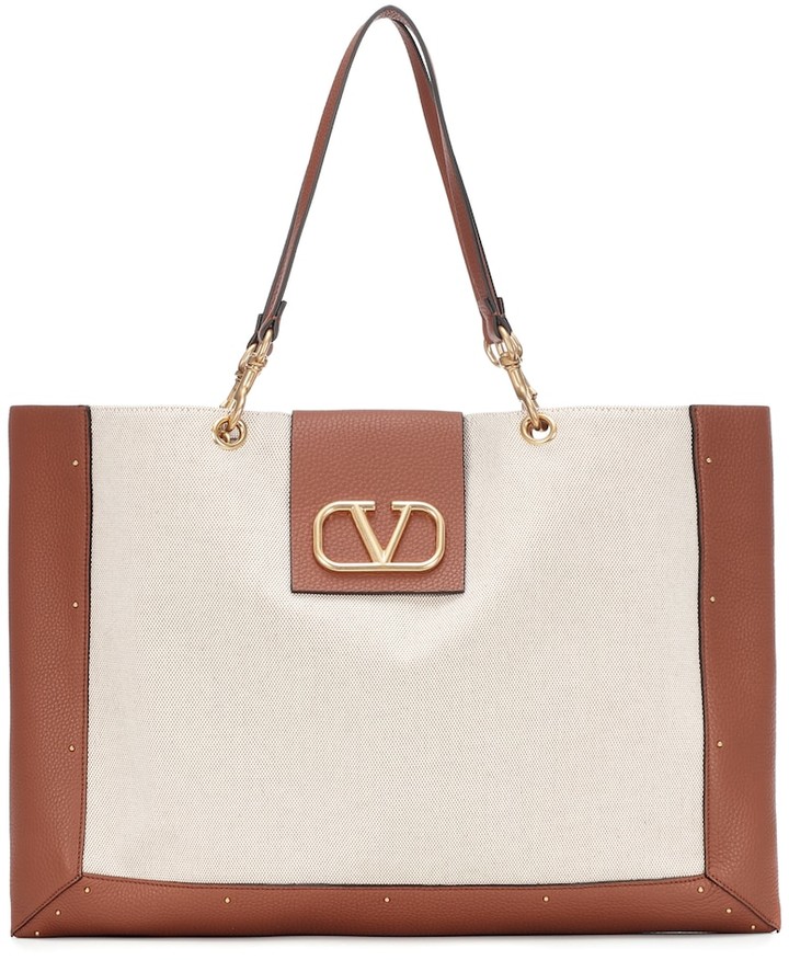 valentino canvas tote