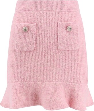 Self-Portrait Jacquard Midi Skirt - ShopStyle