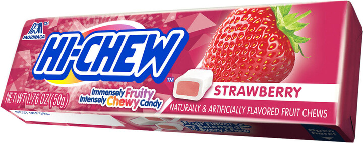 Morinaga Hi-Chew Strawberry Chewy Candy, 1.76 oz., 15 pk.