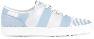 Tod's striped trainers