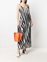 Thumbnail for your product : Black Coral Zebra-Print Midi Dress