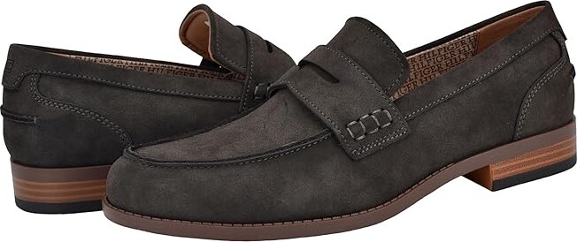 Tommy Hilfiger Yoron Men's Lace Up Wing Tip Shoes Charcoal : 9 M, Leather