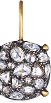 Thumbnail for your product : Fred Leighton 18kt yellow gold and silver Bombe diamond earrings