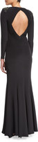 Thumbnail for your product : Rachel Gilbert Starla Embellished-Shoulder Gown, Black