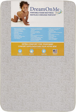 Dream On Me 3" Foam Pack N Play Playmat /excellent Comfort & Support /reinforced Waterproof Cover/ Greenguard Gold Environment Safe Playmat