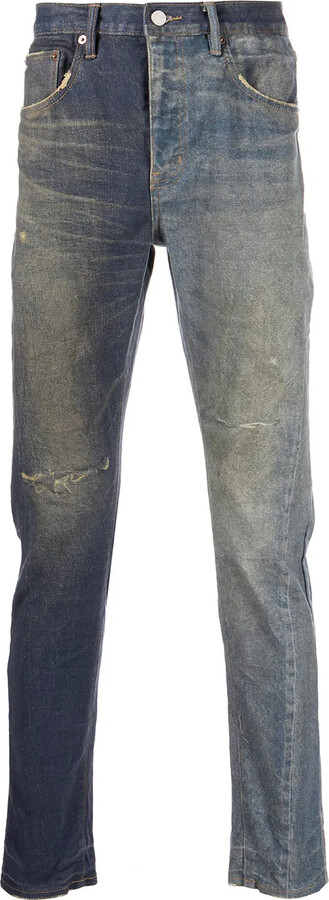 Purple Brand Low-Rise Slim Fit Jeans