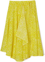 Thumbnail for your product : Lemaire Long Umbrella Cotton Wrap Skirt In Lemon