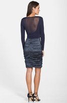 Thumbnail for your product : Nicole Miller 'Ivy Techno' Mixed Media Sheath Dress