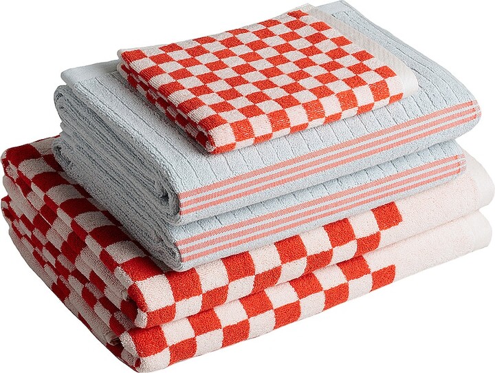 BAINA Organic Cotton Towel Set 04 in Red