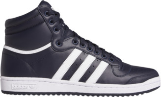 black and white high top adidas