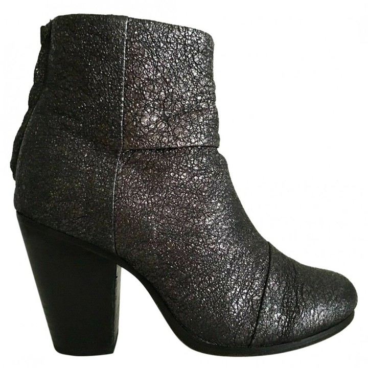 rag and bone metallic boots