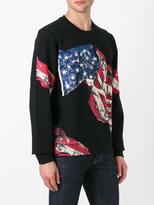 Thumbnail for your product : Just Cavalli American flag printed sweatshirt