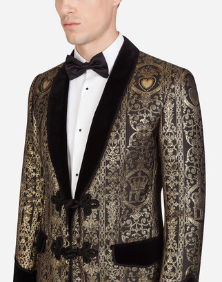 Dolce & Gabbana Tuxedo Jacket With Velvet Details