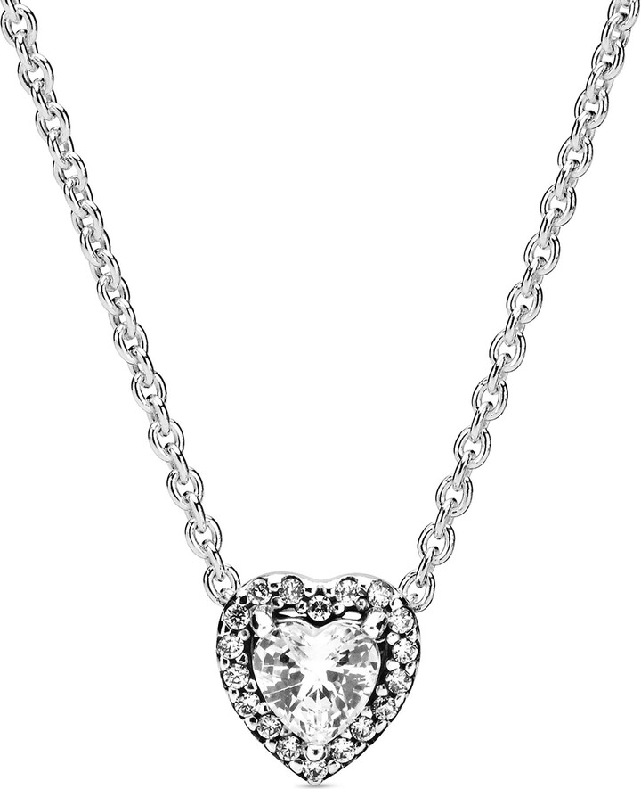 Pandora Timeless Women's Sterling Silver Elevated Heart Cubic