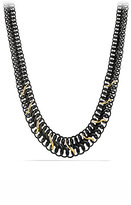 Thumbnail for your product : David Yurman Black & Gold Chain Necklace