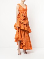 Thumbnail for your product : Bambah Zinnia spiral gown