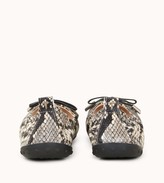 Thumbnail for your product : Tod's Ballerinas in Reptile-Printed Leather