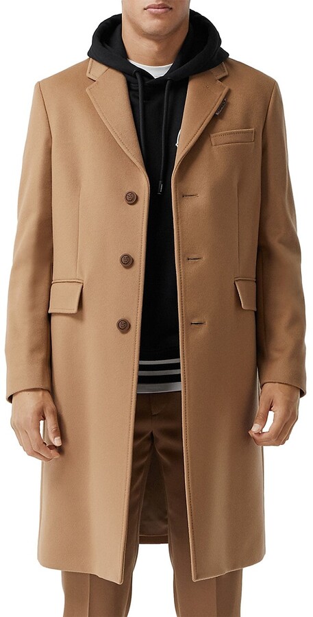 Mens Burberry Wool Coat | Shop the world's largest collection of fashion |  ShopStyle