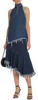 Thumbnail for your product : Marques Almeida Frayed Denim Top
