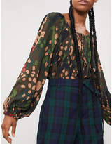 Thumbnail for your product : Vivienne Westwood Gypsy camouflage-print woven blouse