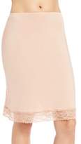 Thumbnail for your product : Hanky Panky Silky Skin 22" Lace-Trim Back-Slit Fitted Half Slip