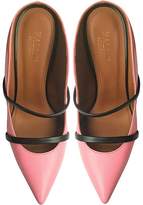 Thumbnail for your product : Malone Souliers Maureen Rose and Midnight Blue Nappa Leather High Heel Mules