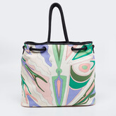 Thumbnail for your product : Emilio Pucci Multicolor Printed Canvas Tote