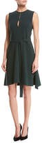 Thumbnail for your product : Theory Desza Admiral Crepe Dress, Green