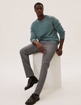 Thumbnail for your product : Marks and Spencer Big & Tall Regular Fit Flat Front Trousers