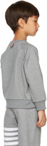 Thumbnail for your product : Thom Browne Kids Grey Loopback 4-Bar Sweatshirt