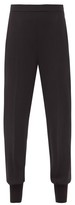 Thumbnail for your product : Stella McCartney Julia Elasticated-cuff Cady Trousers - Black