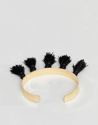 ASOS DESIGN Tassel Cuff Bracelet